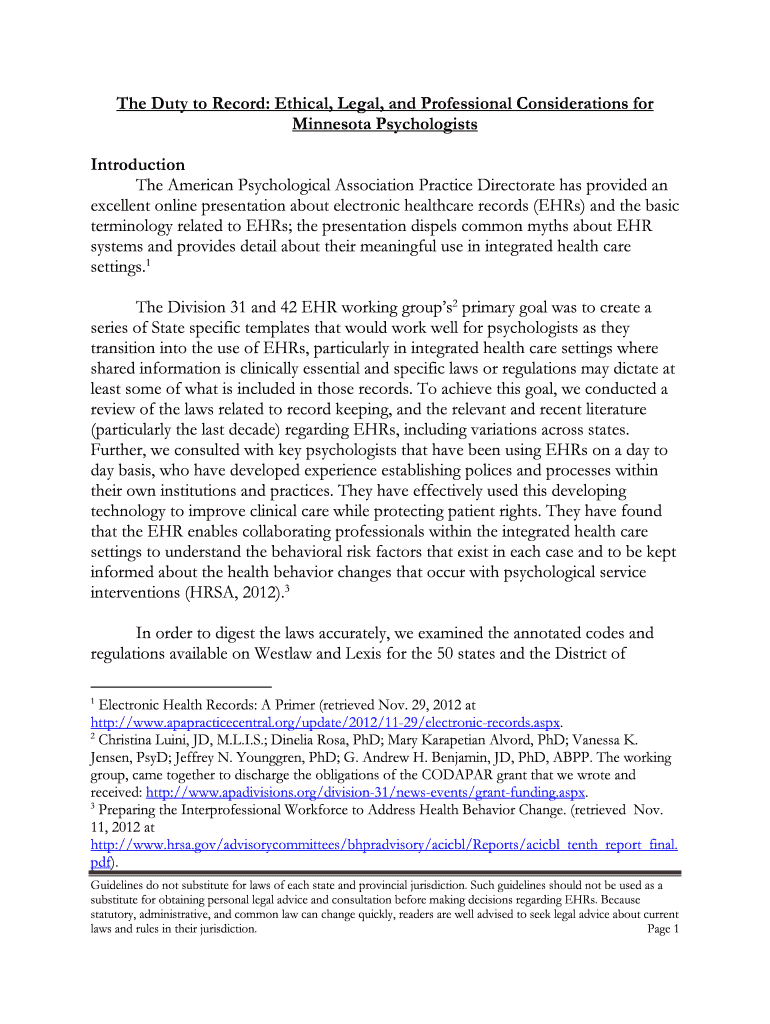 Fillable Online APA Ethical Principles of Psychologists and Code of