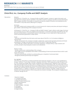 BChickb-bfil-Ab Inc Company Profile and SWOT Analysis