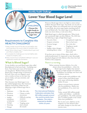 Lower Your Blood Sugar Level - bluehealthadvantagenecom