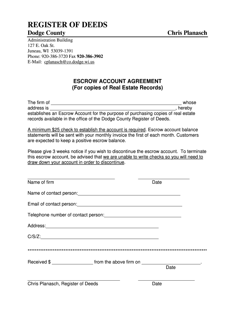 Fillable Online landshark co dodge wi REGISTER OF DEEDS landsharkbcobbdodgebbwibbusb