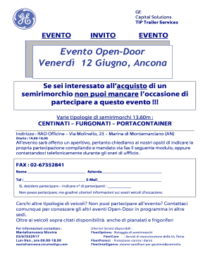 Evento Open -Door Venerd 12 Giugno Ancona