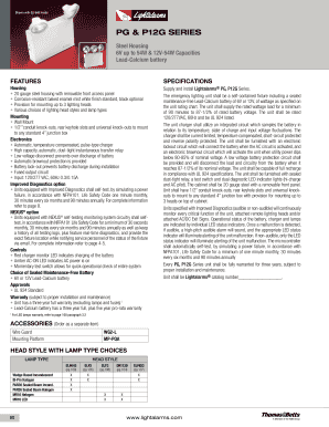 Abc behaviour chart - Pg & p12g series - LightAlarms