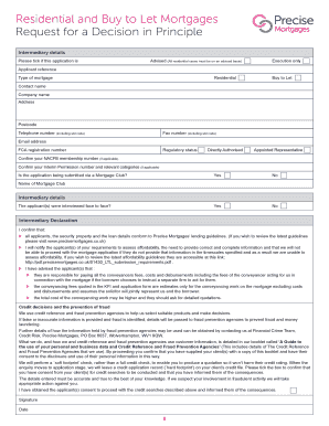 BResidentialb and Buy to Let Mortgages Request for a Decision in bb - positivelending co