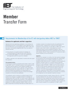 How to put expected salary in resume - Membership transfer application form - IET - theiet