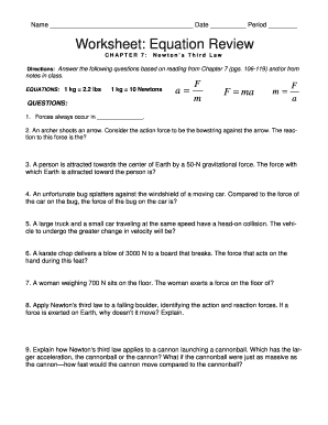 After action review example - Worksheet ch 7 equation review.pub - Triton Science