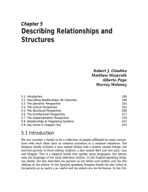 Chapter 5 Describing Relationships and Structures