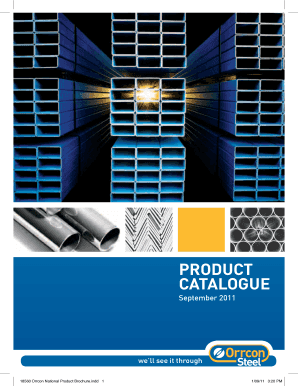 National Product Catalogue - Orrcon Steel