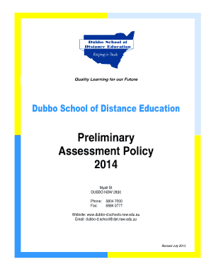 Open house sign in sheet - HSC Assessment Policy - dubbo-d schools nsw edu