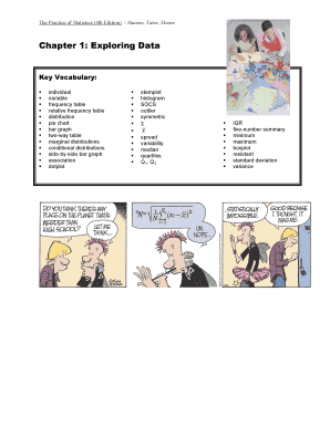 Skewed dot plot - TPS 4e Chapters 1-7 Guided Reading Notes Word File-1doc