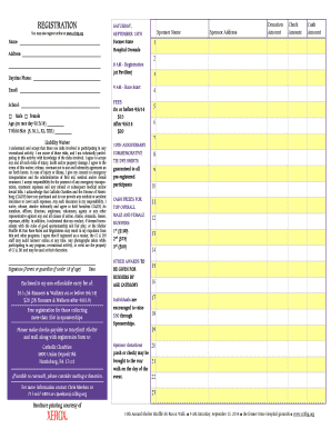 Custom lineup cards template - Shelter Shuffle 2014 Brochure - Catholic Charities of Harrisburg PA - cchbg