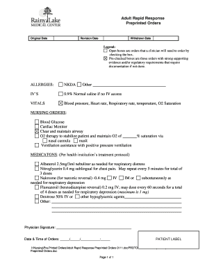 How to lower resting heart rate - Adult Rapid Response Preprinted Orders.pdf - Rainy Lake Medical ...