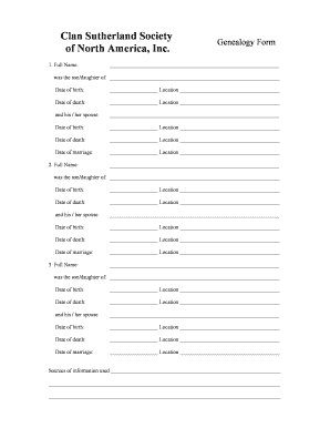 Travel affidavit - Clan Sutherland Society Genealogy Form of North America Inc - clansutherland