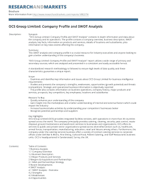 BOCSb Group Limited Company Profile and SWOT Analysis