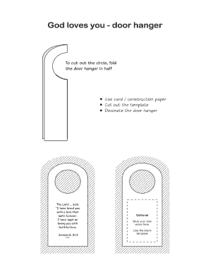 door hanger template free