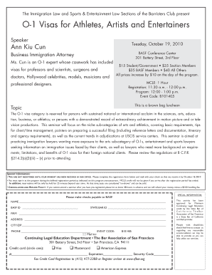 Fedex format for client pdf - O-1 Visas for Athletes, Artists and Entertainers - The Bar Association ... - content sfbar