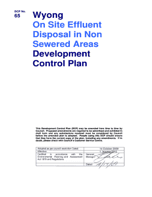 On Site Effluent Disposal in non Sewered A... - On Time Septic ...