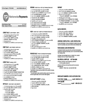Fillable Online 5656 Quick Reference Guide Retail Dejavoo V8 Series www ...