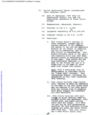 Booking form template word doc - (14.) United Pentecostal Church International - William N. Harding ... - hardinglib ibri