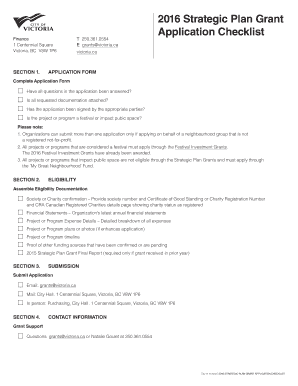 strategic plan sample