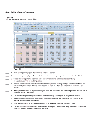 Study Guide Advance Computers - Information Technology - urbanteach