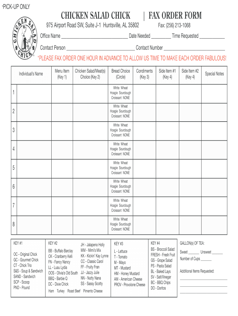 chicken salad chick menu with prices pdf Preview on Page 1