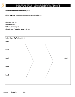 THE IMPROVE GROUP LEAN IMPLEMENTATION TEMPLATE