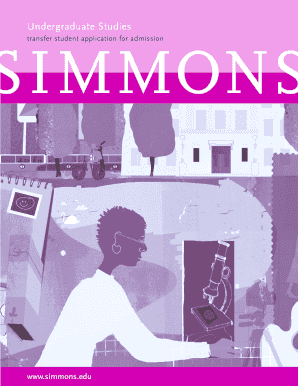 Transfer Student bApplicationb - Simmons College