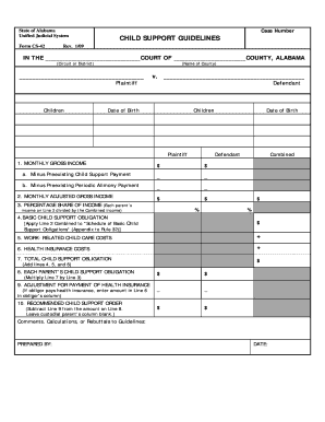 Form CS-42 - Alabama Unified Judicial System - alacourt