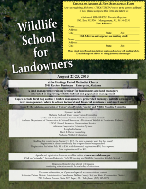 Alabama Change of Address Form