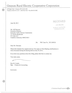 20130628_Grayson RECC_Post Hearing Clarifications.pdf - psc ky