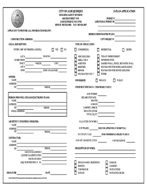 City of Albuquerque E-Plan Application