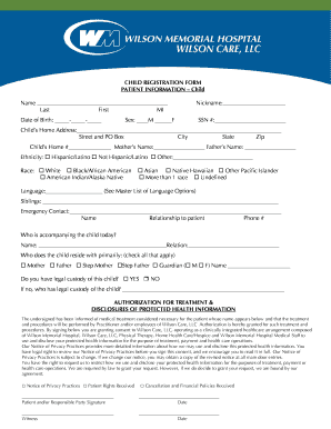 Child Registration Form