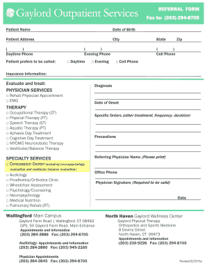 Patient Referral Form