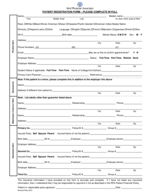 Patient Registration Form