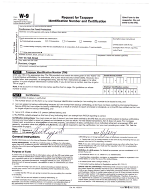 IRS Form W-9