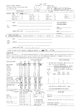 Australia Market Research Survey Form