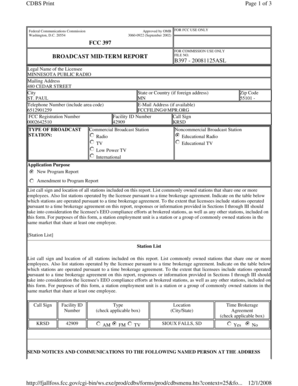 FCC Broadcast Mid-Term Report