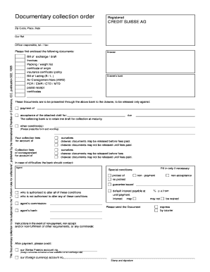 Documentary Collection Order