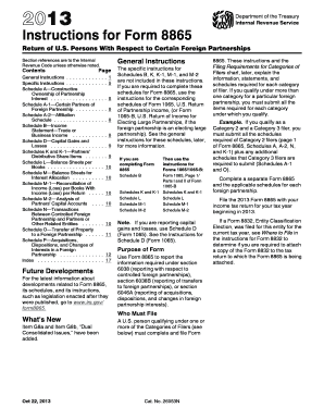 Form 8865 Instructions