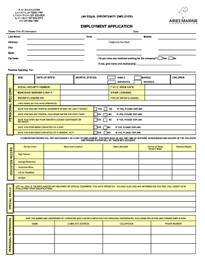 Employment Application