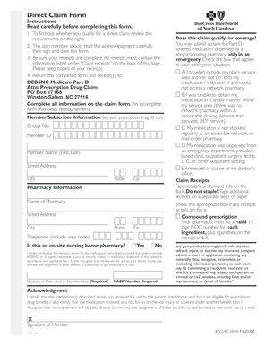 Direct Claim Form