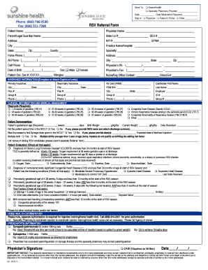 RSV Referral Form