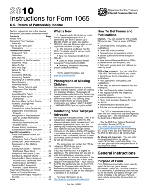 Instructions for Form 1065