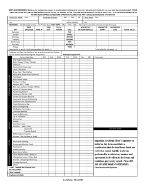 Employee Timesheet Form