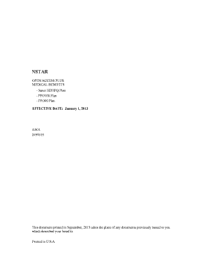 OPEN ACCESS PLUS MEDICAL BENEFITS - Saver HDHPQ ... - NStar