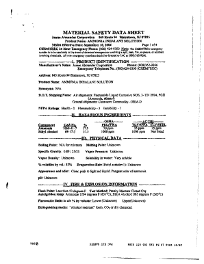 MATERIAL SAFETY DATA SHEET csm - SkyGeek.com