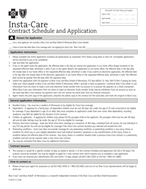 Insta-Care Application Form
