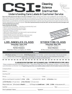 Fillable Online Understanding Care Labels & Customer Service Fax Email ...