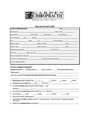 Download & Print Form - GARDEN CHIROPRACTIC