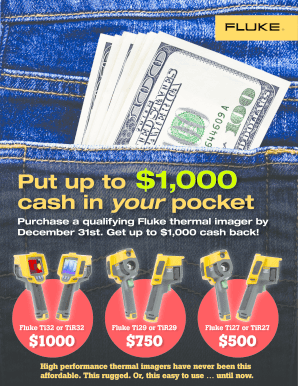 Fluke Thermal Imaging Rebate Form